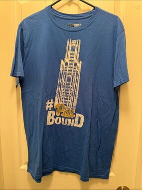 Blue 'Pitt Bound' Graphic Tee